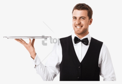 Formal Accessory,gesture,dress Shirt - Waiter Png, Transparent Png, Transparent PNG