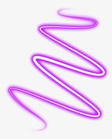 #neon #line #spiral #lines #spirals #purple #freetoedit - Pink Neon Line Transparent, HD Png Download, Transparent PNG