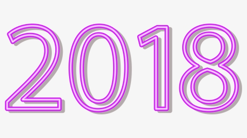 Transparent Neon Line Png - 2018 Clip Art Purple, Png Download, Transparent PNG