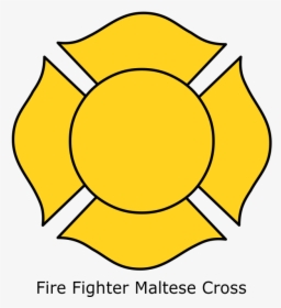 Maltese Logo Symbol Cross Axe Free Clipart Hd Clipart - Blank Firefighter Maltese Cross, HD Png Download, Transparent PNG