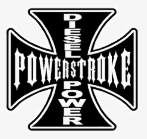 Diesel Power Maltese Cross Power Stroke Decal High - Katie Hill Nazi Tattoo, HD Png Download, Transparent PNG