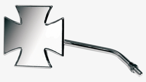 Emgo Maltese Cross Motorcycle Mirror - Motorcycle, HD Png Download, Transparent PNG