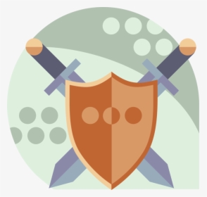 Vector Illustration Of Medieval Weapon Swords And Shield - Chiled Abuse Effect And Ways To Prevent, HD Png Download, Transparent PNG