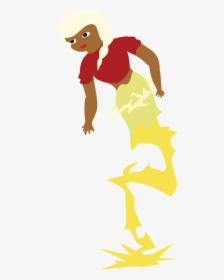 Girl With The Power Of Lightning Lightning Superpower - Figure Skating Jumps, HD Png Download, Transparent PNG