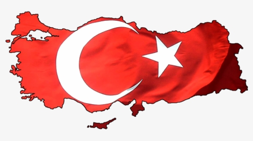 Download Turkey Flag Icon - Turkey Flag Map, HD Png Download, Transparent PNG