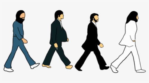 The Beatles Abbey Road Png Vector, Clipart, Psd - Beatles Abbey Road Cartoon, Transparent Png, Transparent PNG
