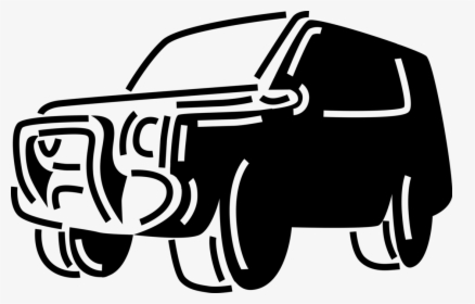 Vector Illustration Of Four Wheel Drive Off Road Automobile, HD Png Download, Transparent PNG