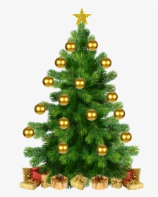 Arvore De Natal Com Estrela E Prendas E Bolinhas Png - Mensagem De Natal Png, Transparent Png, Transparent PNG