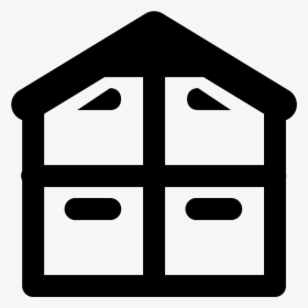 This Icon Is Depicting A House-like Structure That - Warehouse .ico, HD Png Download, Transparent PNG
