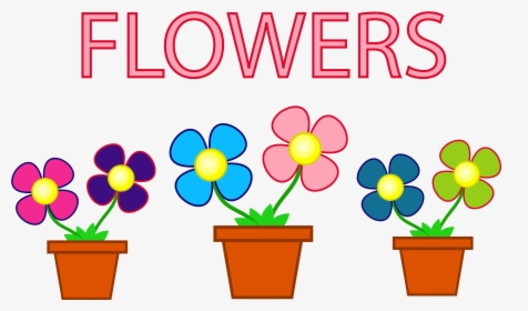 Potted Flowers Clipart, HD Png Download, Transparent PNG