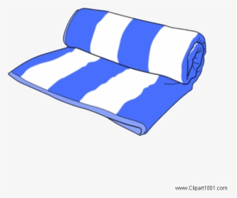 Beach Towel Clipart - Beach Towel Towel Cartoon, HD Png Download, Transparent PNG