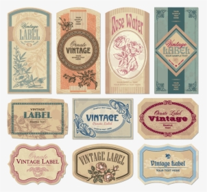 Transparent Vintage Label Png - Vintage Labels, Png Download, Transparent PNG