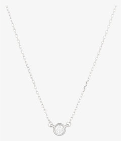 Single Diamond Necklace   Class - Pendant, HD Png Download, Transparent PNG