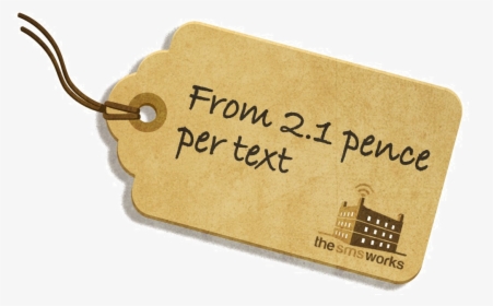 A Vintage Price Or Luggage Label Or Tag - Vintage Price Tag Png, Transparent Png, Transparent PNG