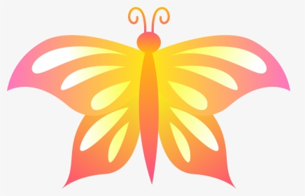 Butterfly Vector With Transparent Background - Illustration, HD Png Download, Transparent PNG
