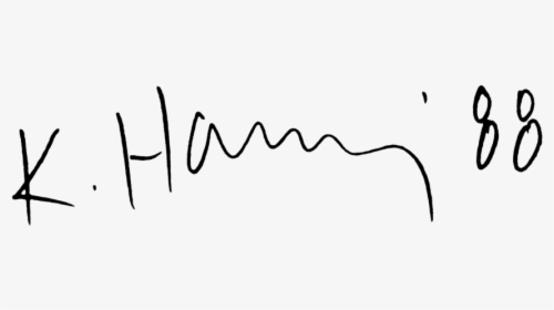 Keith Haring Signature - Keith Haring Drawing Transparent, HD Png Download, Transparent PNG
