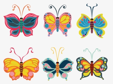 Butterfly Beautiful Clipart Vector Art Graphics Transparent - Butterfly Clipart, HD Png Download, Transparent PNG