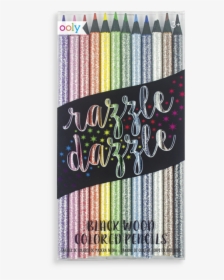 Razzle Dazzle Colored Pencils - Crayons De Couleur Pailletés, HD Png Download, Transparent PNG