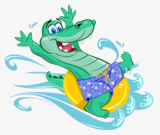 Big Rivers Waterpark And Gator Bayou Adventure Ⓒ - Dragon On Inner Tube, HD Png Download, Transparent PNG