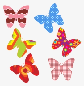 Butterflies Butterfly Colorful - Colorful Butterflies Clipart Free, HD Png Download, Transparent PNG