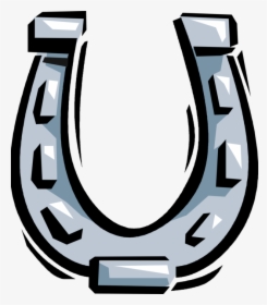Vector Illustration Of Lucky Horseshoe Good Luck Protective - Hufeisen Png, Transparent Png, Transparent PNG