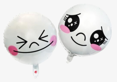 Two Smilies White - Balloon, HD Png Download, Transparent PNG
