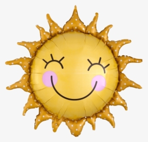 Smiley Sunshine Sun Balloon Weather Summer Instaballoons - Sunshine Balloon, HD Png Download, Transparent PNG