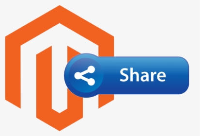 How To Add Share Button To Magento - Share This Icon, HD Png Download, Transparent PNG