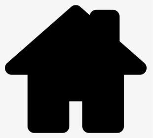 House Black Shape For Home Interface Symbol - Symbolen Huis, HD Png Download, Transparent PNG