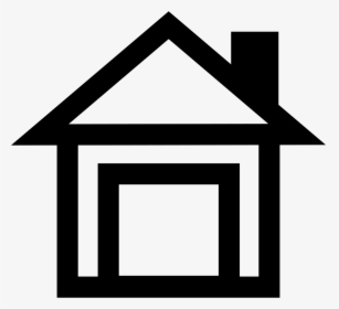 House With Big Door - House Icon Big Png, Transparent Png, Transparent PNG