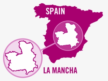 Spain La Mancha Rose 0001 - Gold Map Of Spain, HD Png Download, Transparent PNG