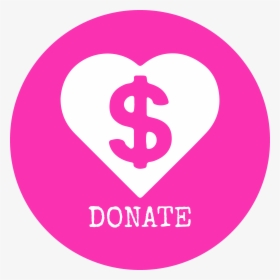 Donate Icon Pink, HD Png Download, Transparent PNG
