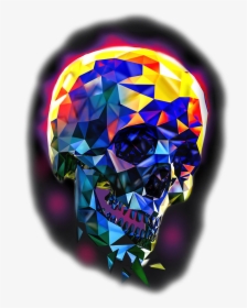 Clip Art 3d Skull Tattoos - Geometry Tattoo Designs 3d, HD Png Download, Transparent PNG