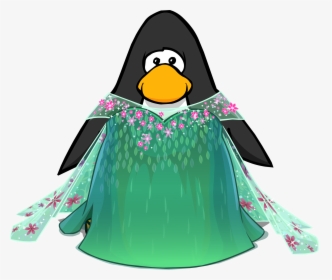 Elsa S Spring Dress On A Player Card - Club Penguin Character, HD Png Download, Transparent PNG