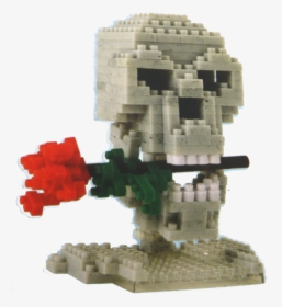 3d Pixel Puzzle - 3d Pixel Skull, HD Png Download, Transparent PNG