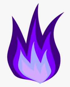 Here Is Flames Cutie - Purple Fire Clipart, HD Png Download, Transparent PNG