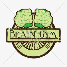 Human Brain With Brain Gym Label Clipart - Appliance Repair, HD Png Download, Transparent PNG