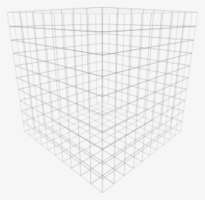 3d Grid Cube Png, Transparent Png, Transparent PNG