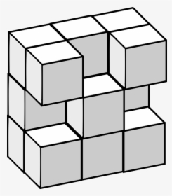 Three-dimensional Space Rubik S Cube Jigsaw Puzzles - 3d Tetris Blocks Transparent, HD Png Download, Transparent PNG