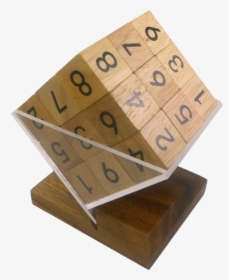 3d Wooden Sudoku Cube - 3d Puzzles Lvl 10, HD Png Download, Transparent PNG