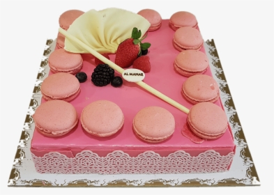 Strawberry Macaron Cake, HD Png Download, Transparent PNG