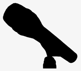 Microphone, Silhouette, Black, Music, Singer, Singing - Microphone, HD Png Download, Transparent PNG