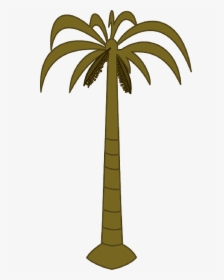 Date Palm Clipart Tropical Tree - Palm Tree Clip Art, HD Png Download, Transparent PNG