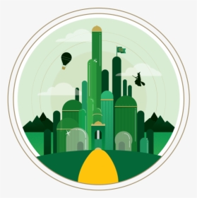 Emerald City Wizard Of Oz Vector Art, HD Png Download, Transparent PNG