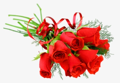 5 Red Roses Bouquet - Rose Flower Bouquet Png, Transparent Png, Transparent PNG