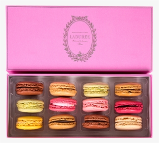 Laudree St Valentin 12 Macarons - Laduree Box Of Macarons, HD Png Download, Transparent PNG