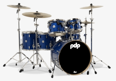 Pdcm2216bl - Concept™ Maple - Blue Sparkle - 6-piece - Pdp Blue Drum Set, HD Png Download, Transparent PNG