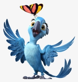 This Graphics Is Butterfly And Bird Cartoon Transparent - Rio Bia, HD Png Download, Transparent PNG