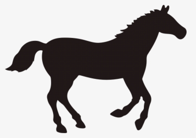 Rocky Mountain Horse Vector Graphics Clip Art Black - Horse Silhouette, HD Png Download, Transparent PNG