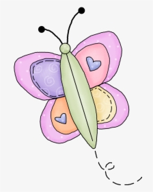 Butterfly Png Cute - Cute Butterfly Drawing Png, Transparent Png, Transparent PNG